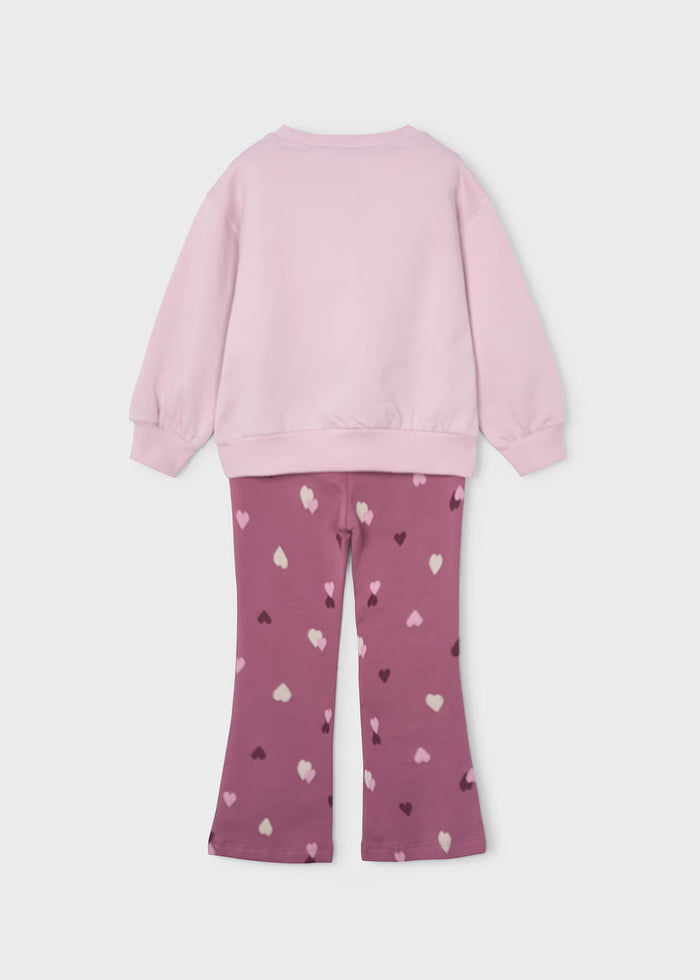 Conjunto legging y sudadera niña