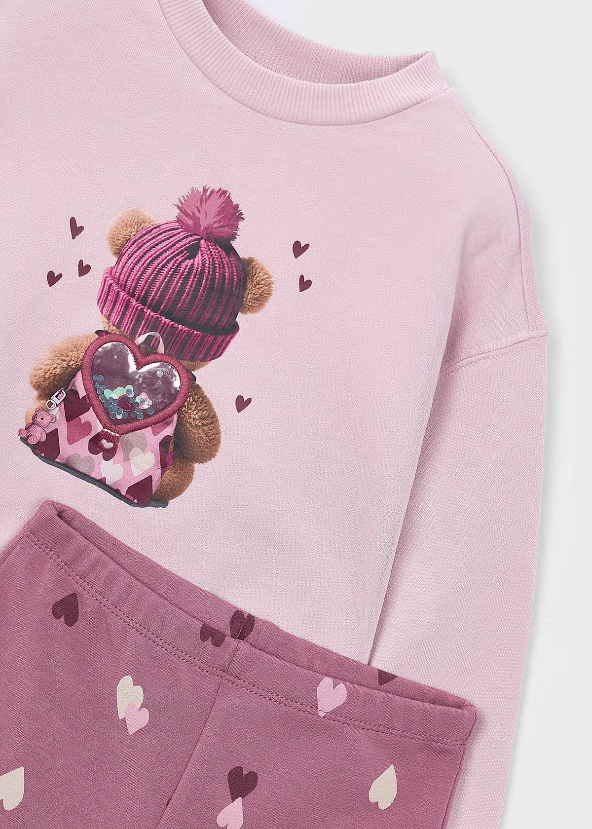 Conjunto legging y sudadera niña