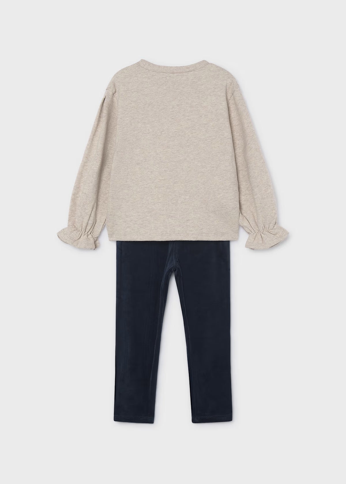 Conjunto legging y sudadera lazos niña