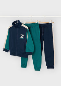 Chándal 2 pantalones contraste niño