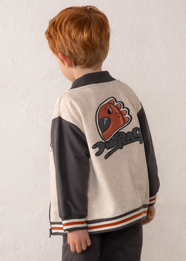 Chándal con chaqueta bomber niño