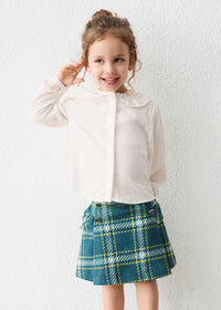 Falda antelina niña