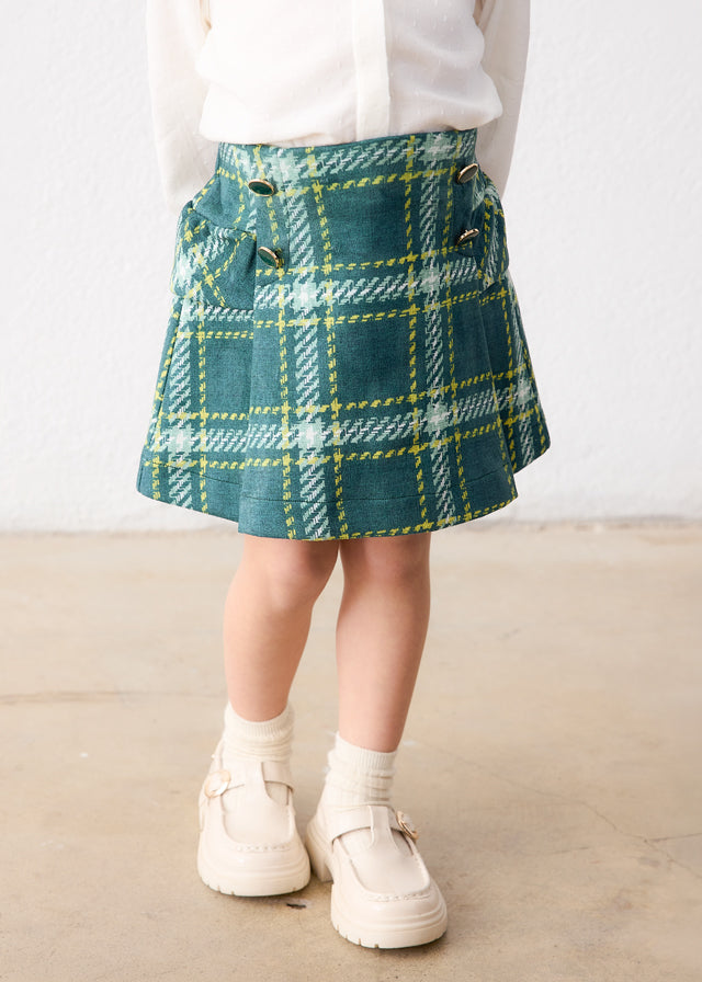Falda antelina niña