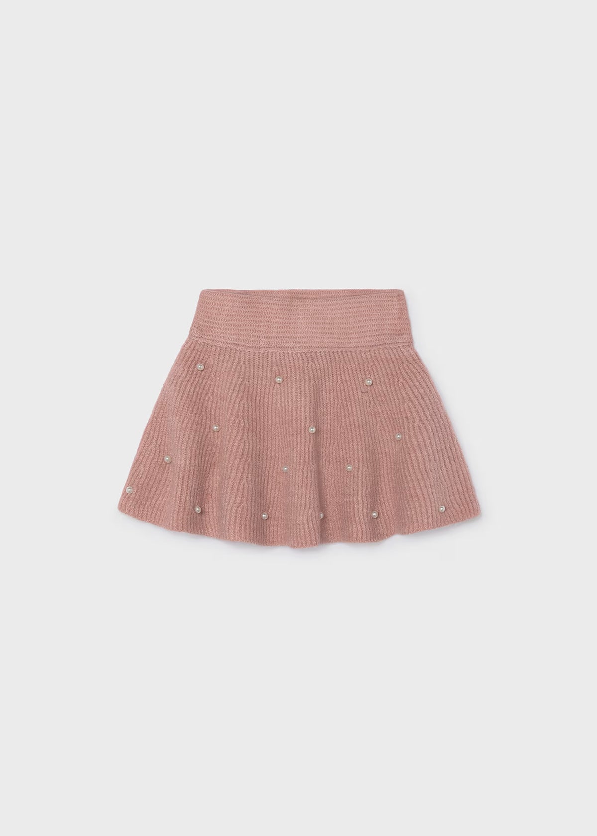 Falda tricot perlas niña