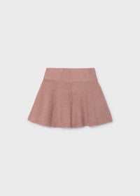 Falda tricot perlas niña
