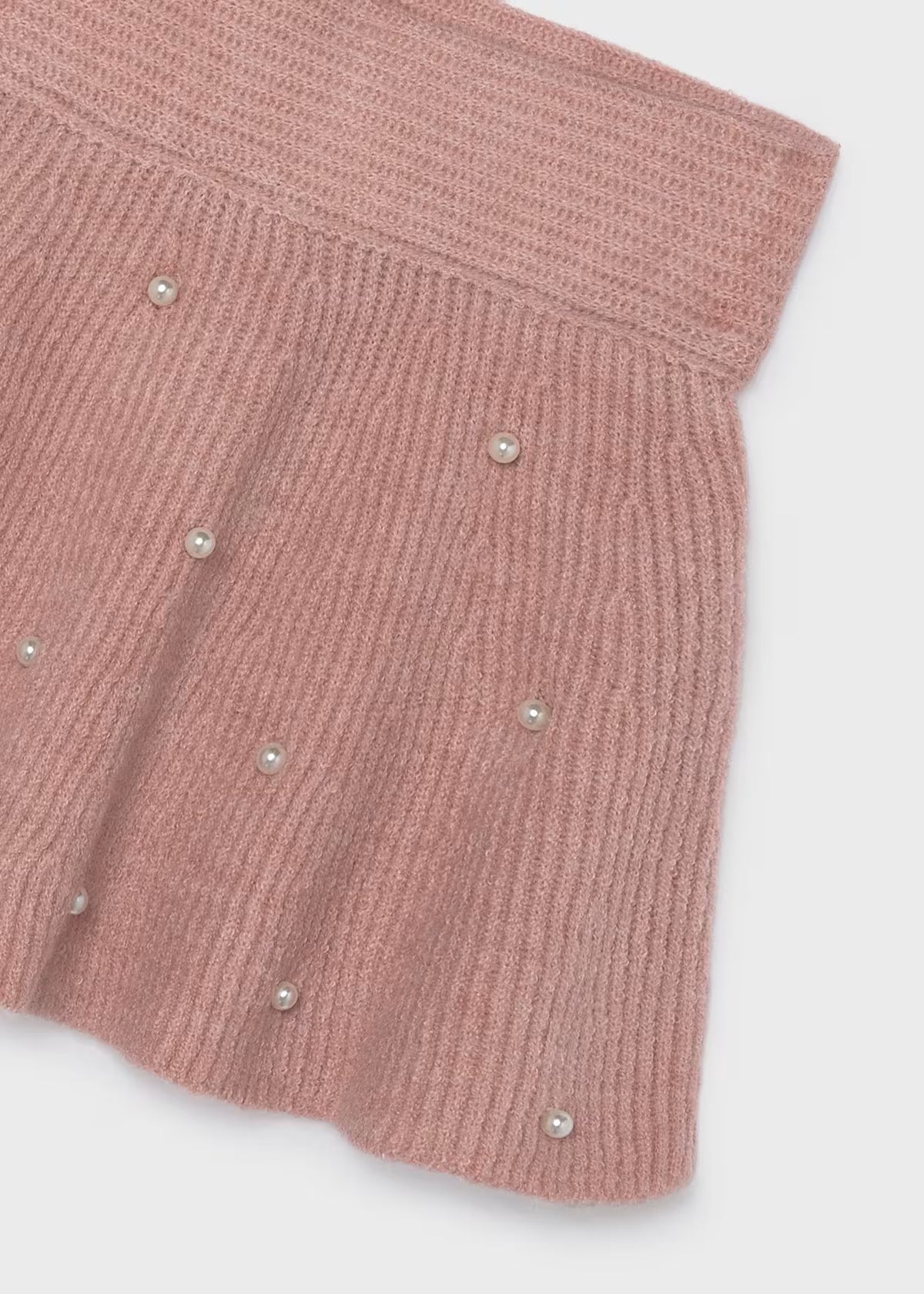 Falda tricot perlas niña