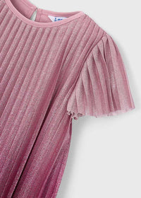 Vestido plisado degradado niña