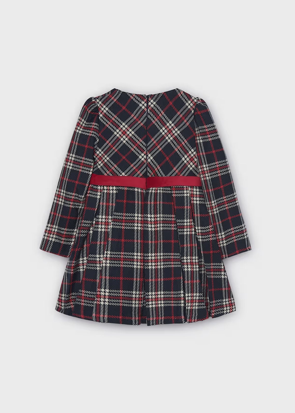Vestido cuadros niña
