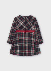 Vestido cuadros niña