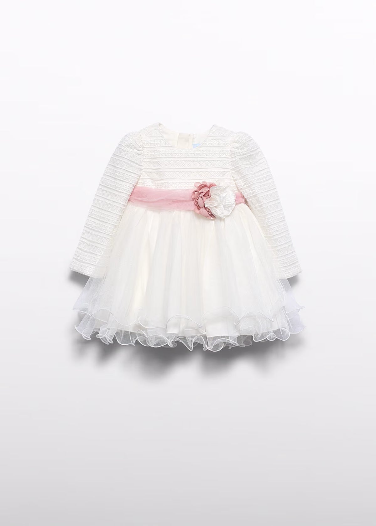 Vestido tul cintas bebé niña