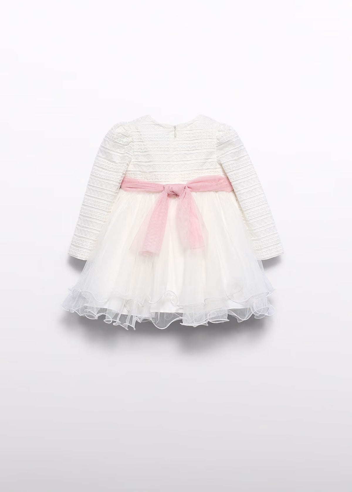 Vestido tul cintas bebé niña