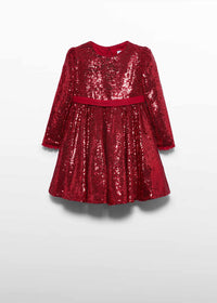 Vestido lentejuelas niña