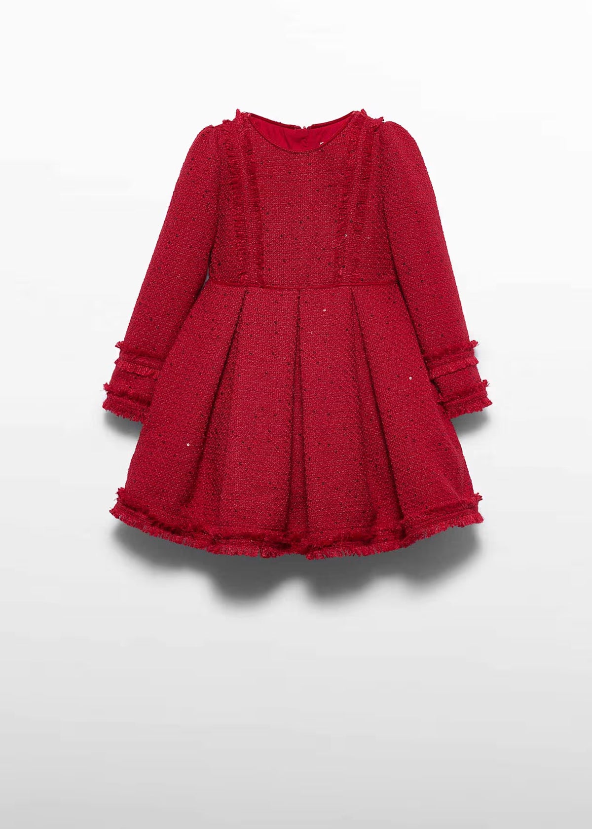 Vestido tweed lentejuelas niña