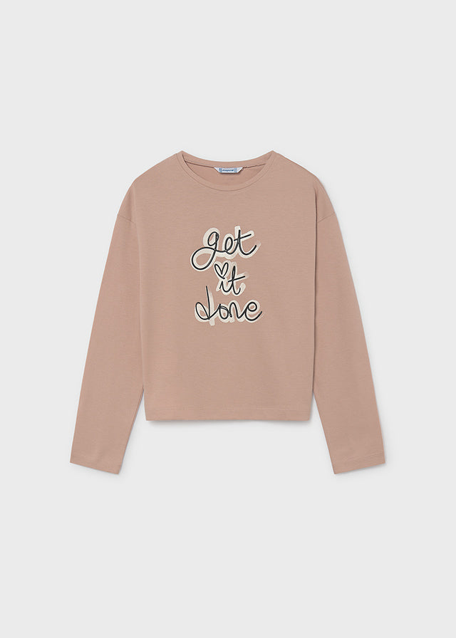 Camiseta letras chica