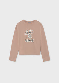 Camiseta letras chica