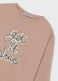 Camiseta letras chica