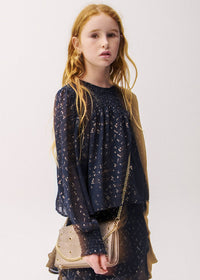 Blusa gasa nido de abeja chica