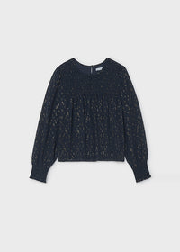 Blusa gasa nido de abeja chica
