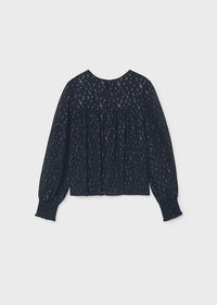 Blusa gasa nido de abeja chica