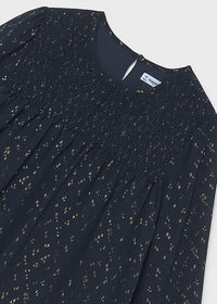 Blusa gasa nido de abeja chica
