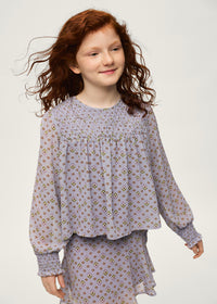 Blusa gasa nido de abeja chica