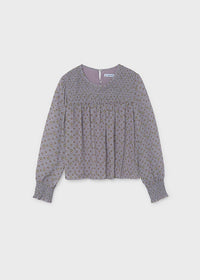 Blusa gasa nido de abeja chica