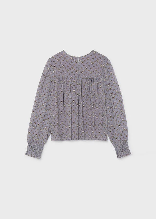 Blusa gasa nido de abeja chica