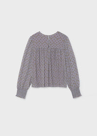 Blusa gasa nido de abeja chica