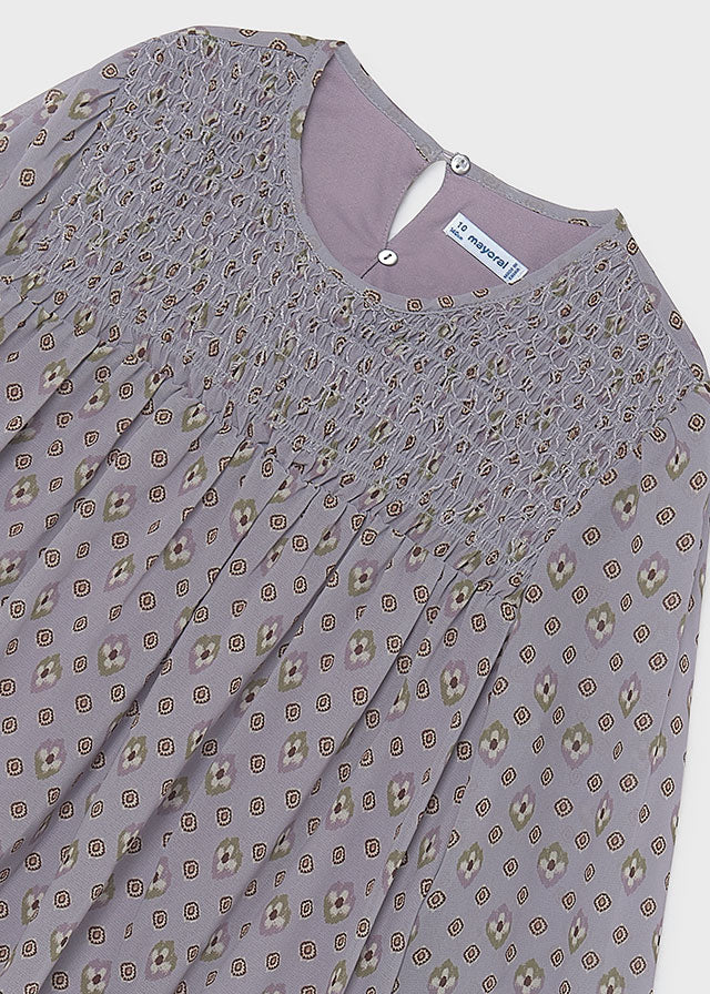 Blusa gasa nido de abeja chica