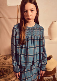 Blusa gasa nido de abeja chica