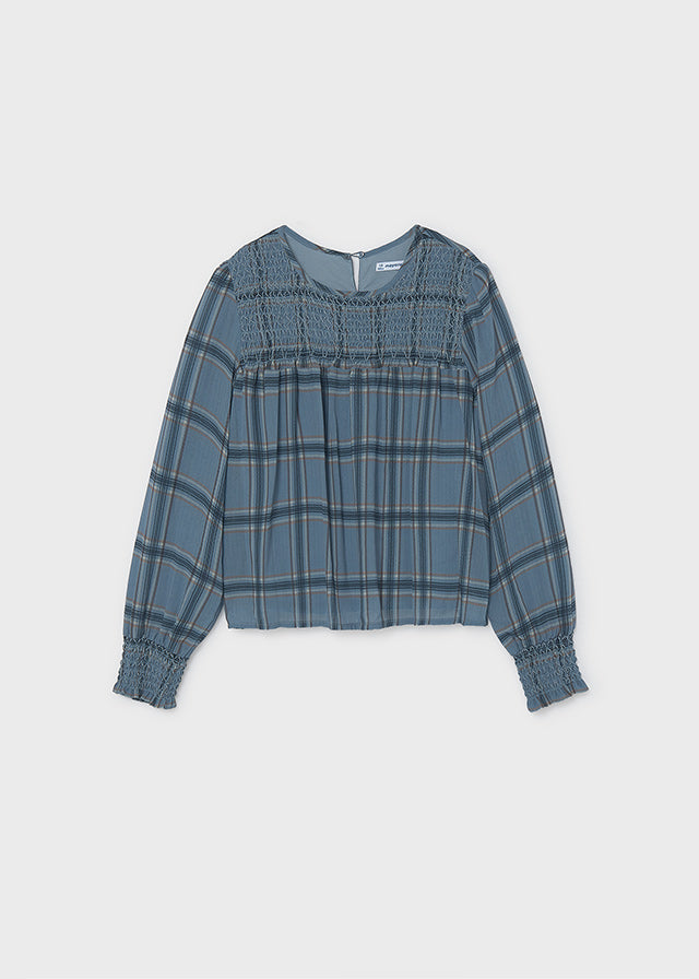 Blusa gasa nido de abeja chica