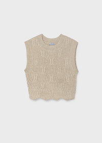 Chaleco tricot chica