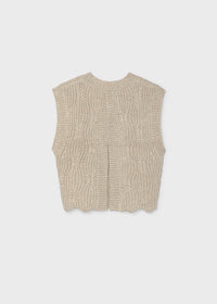 Chaleco tricot chica