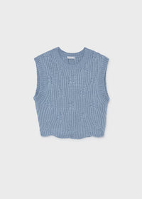Chaleco tricot chica