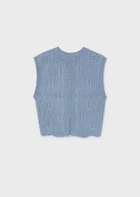 Chaleco tricot chica