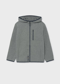 Chaqueta cremallera capucha chico
