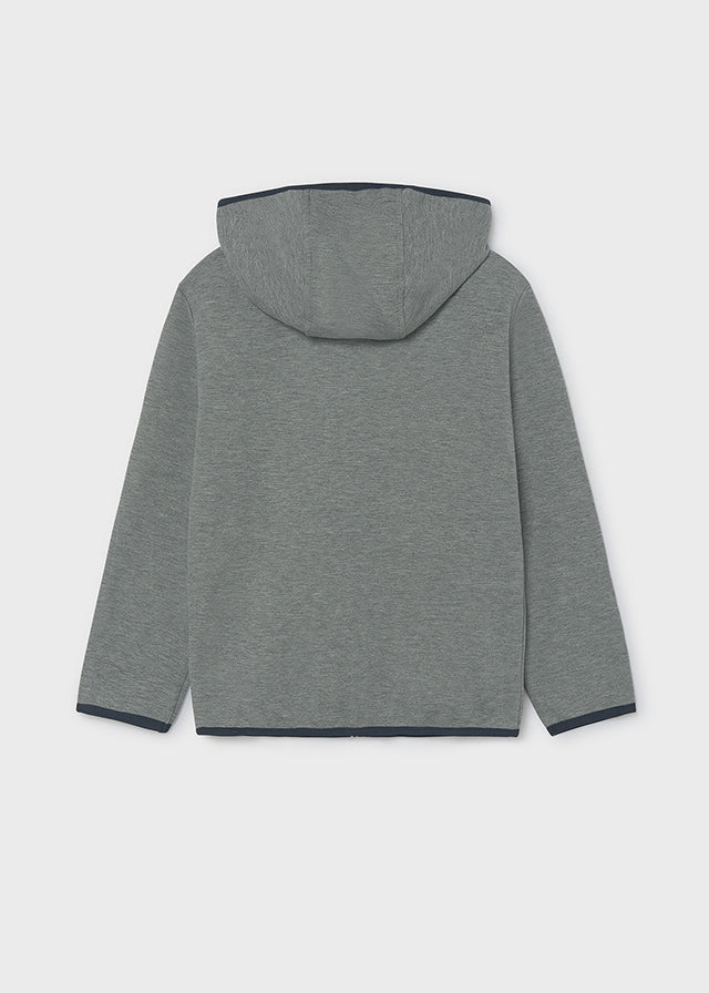 Chaqueta cremallera capucha chico