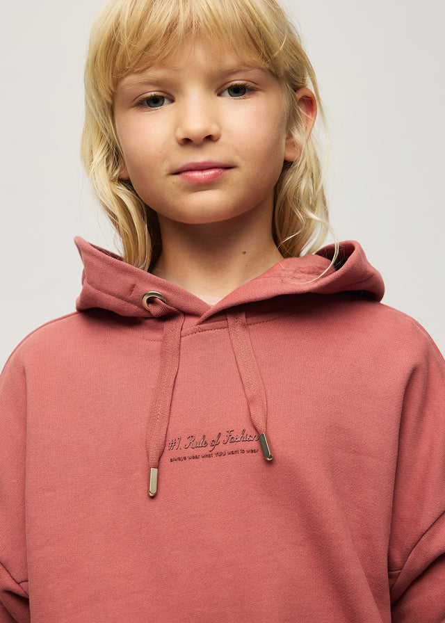 Sudadera con capucha chica