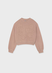 Sudadera bordados chica