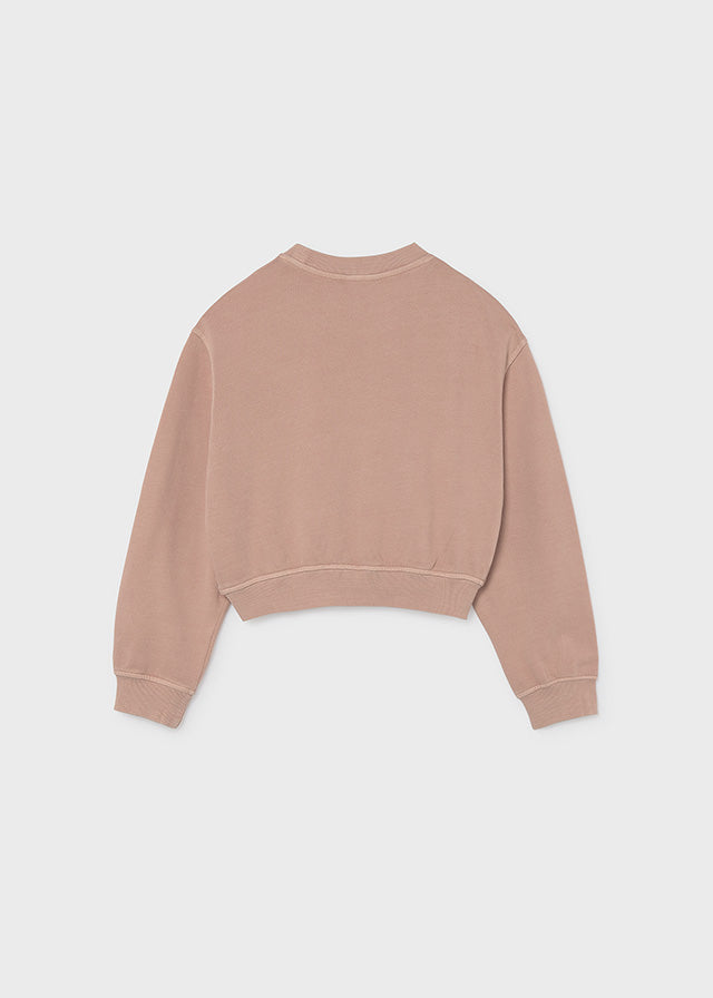 Sudadera bordados chica
