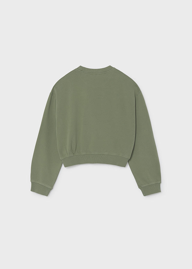 Sudadera bordados chica