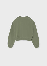 Sudadera bordados chica