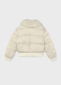 Chaquetón cropped pelo chica