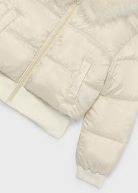 Chaquetón cropped pelo chica