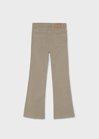 Pantalón flare sarga chica