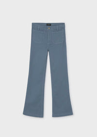 Pantalón flare sarga chica