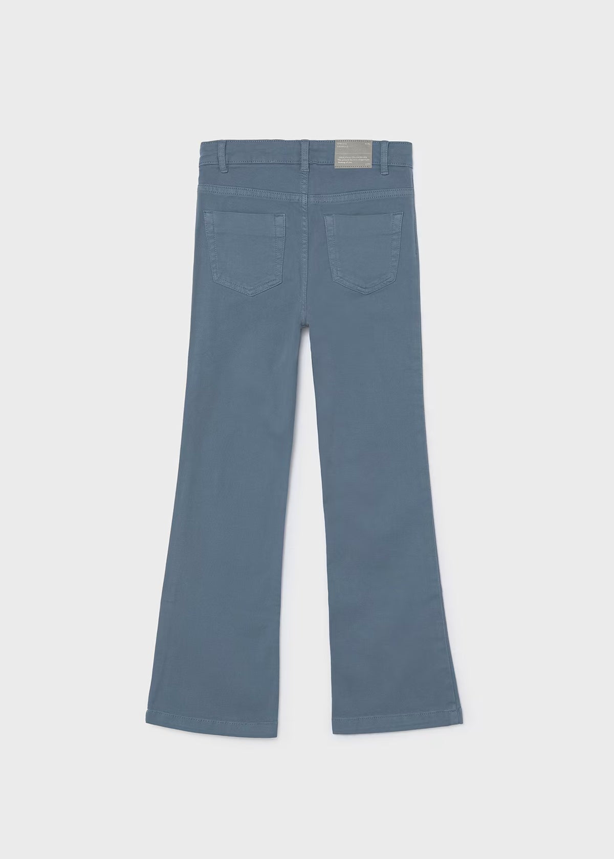 Pantalón flare sarga chica