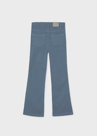 Pantalón flare sarga chica