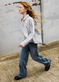 Pantalón vaquero wide leg chica