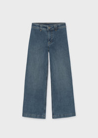 Pantalón vaquero wide leg chica
